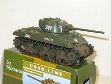 SOLIDO, Char sherman US 311 apache militaire tourelle canon 76mm gaso-line