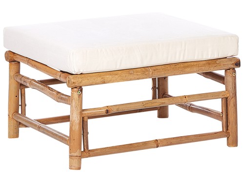 Pouf repose pieds bambou - pouf,