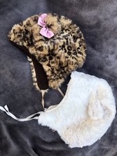 LOT 2 Bonnets Fourrures H&M 18 24 MOIS  BEBE FILLE : TBE HIVER !!