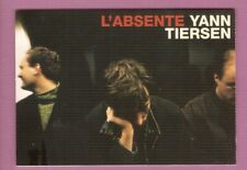 Yann TIERSEN carte pub CHANSON