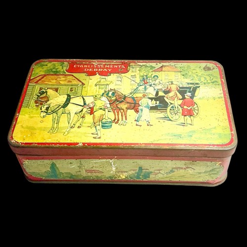 Ancienne boite tôle - boite,