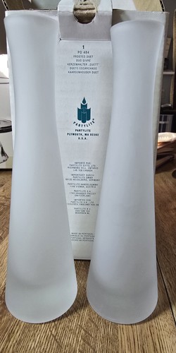 Partylite frosted duet - partylite, taper