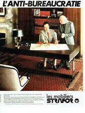Publicité Advertising 057  1978  les mobiliers de bureau Strafor