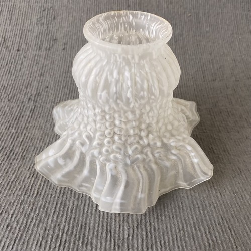 Ancien abat jour tulipe verre - ancien, abat-jour