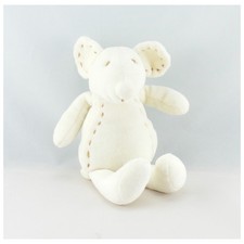 Doudou souris blanche CADES  -