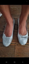 Ballerines 37 Argenté Requins