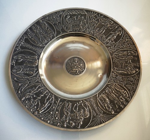 Plat offrande ancien - plat, en