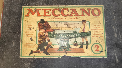 Boite meccano des années - boite,
