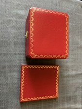 Ensemble Boîte Écrin - Pochon Étui Voyage, Livrets pour Montre Cartier