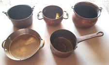 Lot de 5 objet en cuivre pour