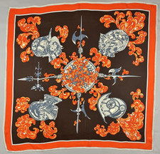 Magnifique foulard vintage   "