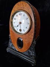 Pendule Art Déco 1930 en bois