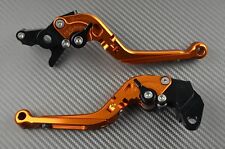 Paire leviers levier ajustable & repliable orange CNC KTM SMR SMT 990 2009-13