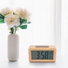 Radio Reveil En Bois Horloge
