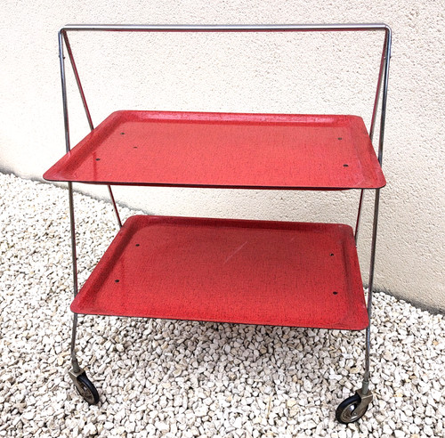 Table desserte bar - a, roulettes