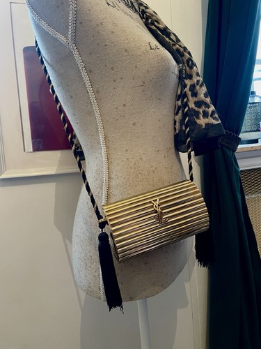 Sac minaudiere dore - ysl, yves