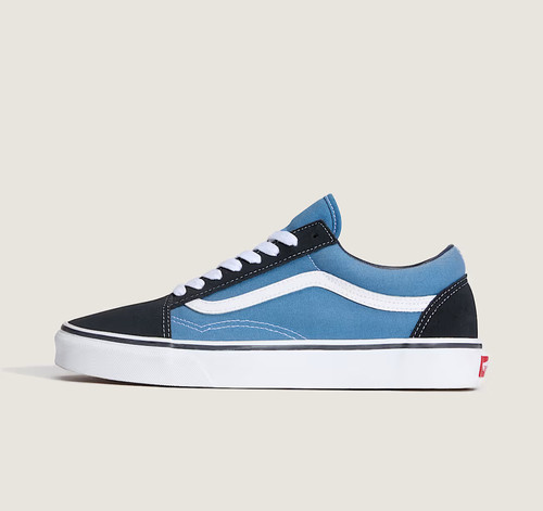 Baskets vans old skool - en, bleu