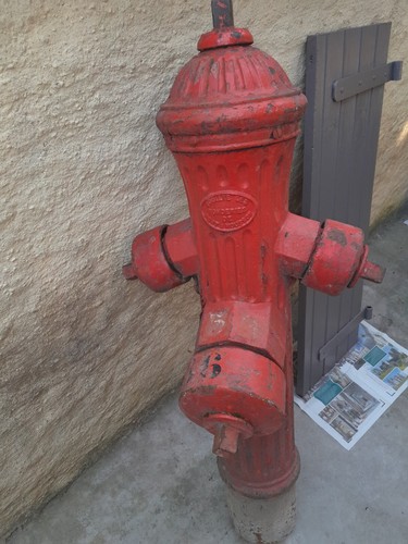 Poteau incendie ancienne - poteau, de