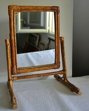 PSYCHEE MIROIR VINTAGE EN ROTIN