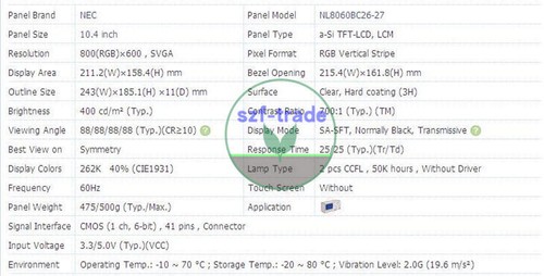 Nec 800 600 - nec, resolution