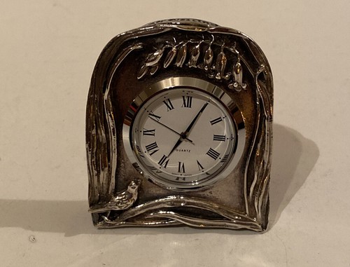 Silver scenes mini - mini, clock