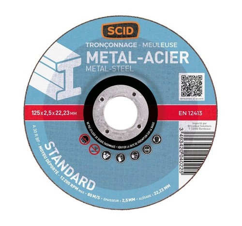 Disque tronçonner pour - à,