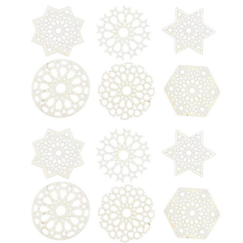 12pcs sous verres - sous-verres, en