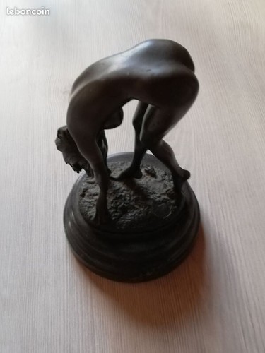 Statuette femme nue bronze - femme, en
