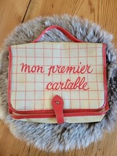 👫📚✏️  ANCIEN PETIT CARTABLE VINTAGE ÉCOLIER ÉCOLE MON PREMIER CARTABLE  📚✏️👫