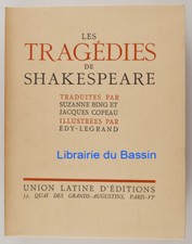 Les tragédies de Shakespeare Jules César Hamlet Shakespeare 1939 Ed. num.