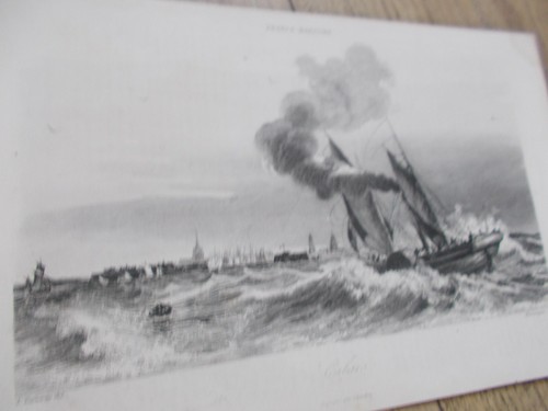 Gravure ancienne calais france - gravure, ancienne-calais-france