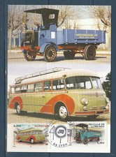 carte 1er jour véhicules utilitaires  de livraison et autocar  69 Lyon 2003