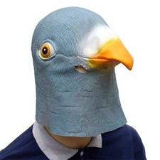 Masque de Pigeon Latex Plein