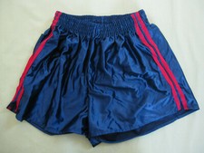 Short Marine et rouge polyamide Vintage 80'S football ancien France - 44