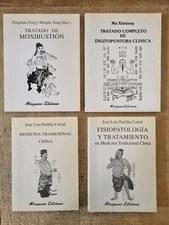 LOT 4 LIVRES MEDECINE TRADITIONNELLE CHINOISE - EN ESPAGNOL - moxibustion - TBE