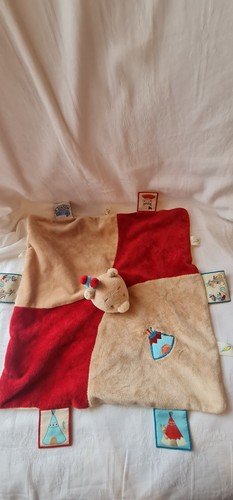 Doudou plat ours pinto - ,