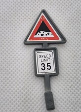 PANNEAU DE SIGNALISATION SUR PIED MONTAGNE PLAYMOBIL
