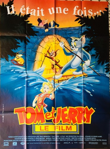 Affiche cinéma tom jerry - cinéma,