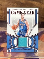 Gordon Howard 2023-24 NATIONAL TREASURES GAME GEAR GAME-USED JERSEY /24 Thunder