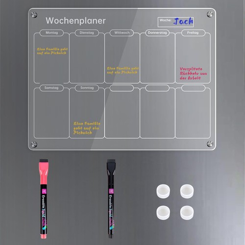 Calendrier magnetique frigo - magnetique,