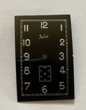 NEUF STOCK @ SUPERBE CADRAN DE MONTRE ART DECO GALBE FELCO @ DIAL @ 33,7 * 22,2