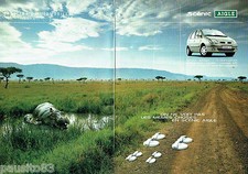 PUBLICITE ADVERTISING  026  2002  Renault  le Scénic Aigle (2p)