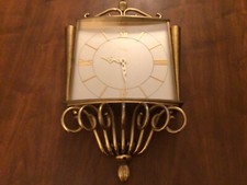 pendule IMHOF vers 1970 Laiton