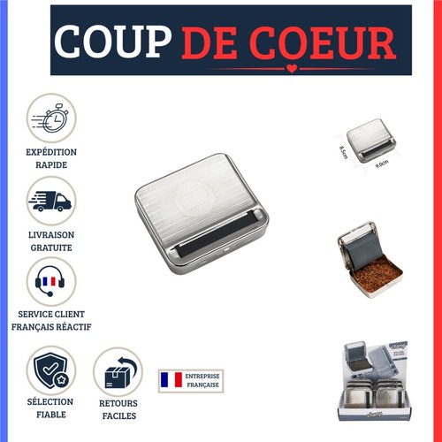 Boîte tabac champ métal - boîte, à