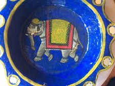 Plat indien incrustation