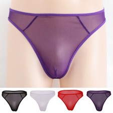 Sexy Men's Mesh Bikini-Thong