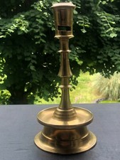 Rare bougeoir, chandelier bronze, haute époque, fin XV, début XVI siècle