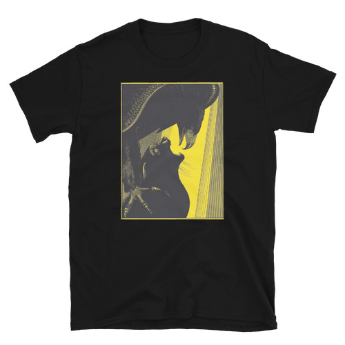 Black cat crow gothic - black,