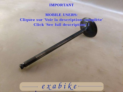 Soupape echappement pour - soupape,