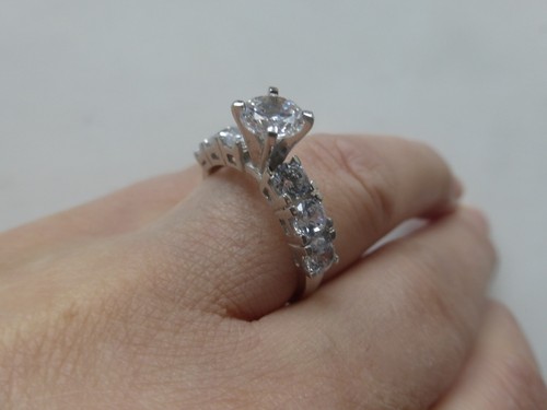 Bague neuve argent - neuve, rhodié